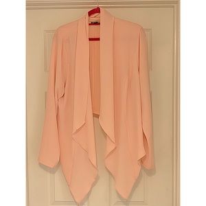 Torrid blush pink crepe blazer